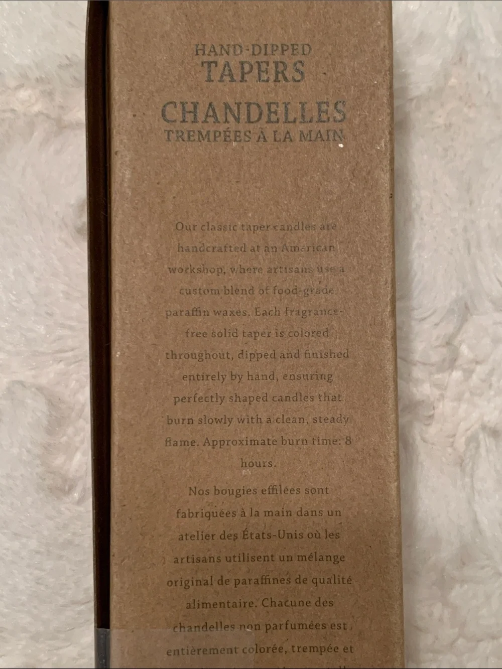 Williams Sonoma Blue Hand-Dipped Taper Candles - Set of 6